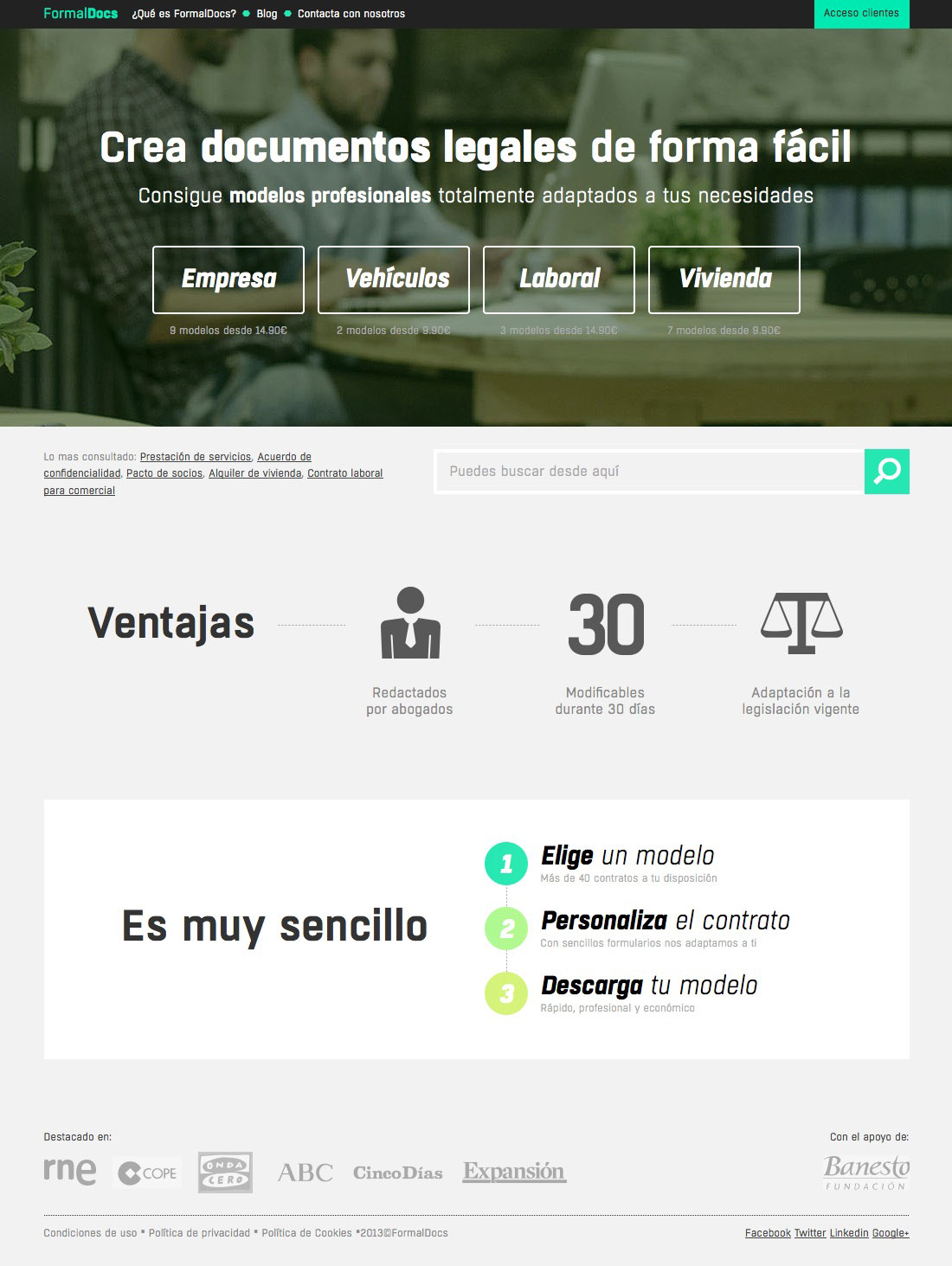 Diseño website, frontend y backend para proyecto online de startup en Zaragoza